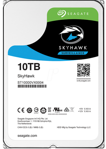 Seagate 10TB SkyHawk SATA III 3.5" Internal Surveillance Hard Drive - ST10000VX0004 - ECS Online Store