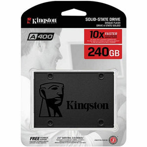Kingston A400 - 240GB Internal SSD 2.5 Inch SATA - SA400S37-240G - ECS Online Store