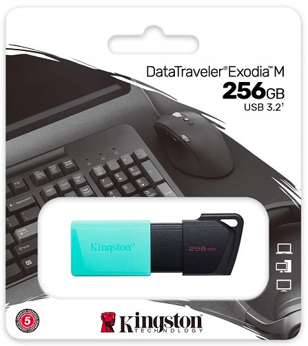 Kingston 256GB USB 3.2 DataTraveler Exodia M - DTXM/256GB