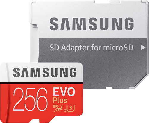 Samsung EVO Plus 256GB MicroSDXC Class 10 with Adapter - MB-MC256KA