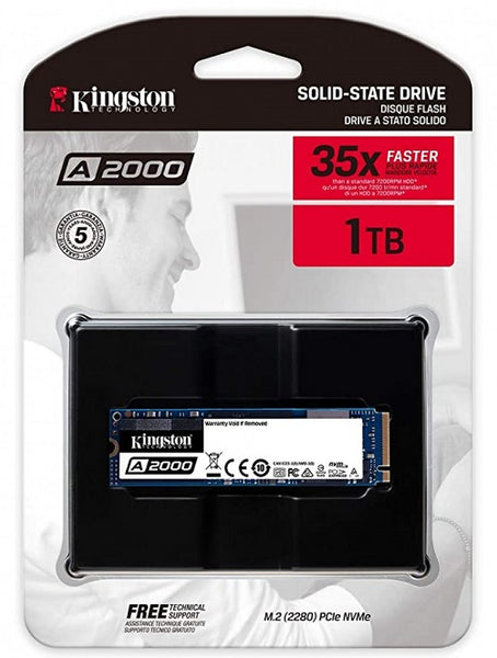 Kingston NV1 - 1TB Internal SSD NVMe PCIe - SNVS/1000G
