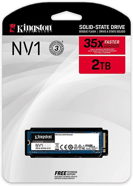 Kingston NV1 - 2TB Internal SSD NVMe PCIe - SNVS/2000G