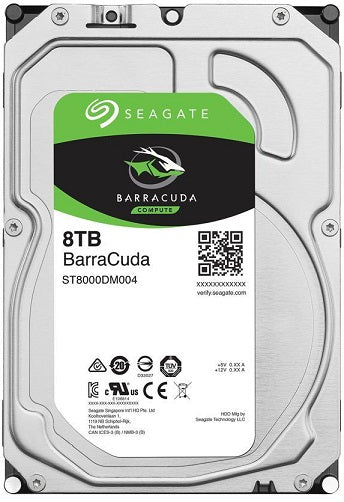Seagate 8TB BarraCuda Compute Internal HDD SATA 3.5 Inch - ST8000DM004