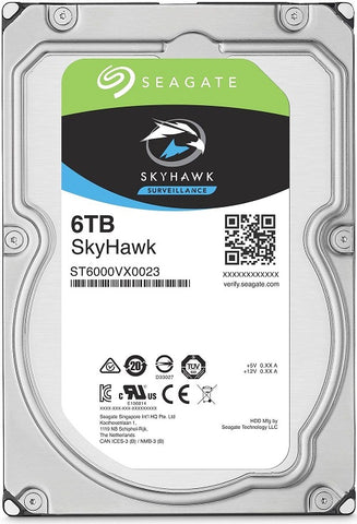 Seagate 6TB SkyHawk SATA III 3.5" Internal Surveillance Hard Drive - ST6000VX001 - ECS Online Store