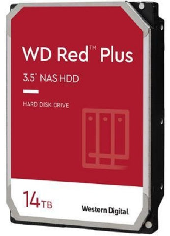 WD Red Plus 14TB NAS SATA 3.5" Hard Drive - WD140EFGX