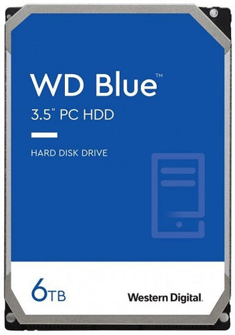 WD Blue 6TB SATA Desktop 3.5" Hard Drive - WD60EZAZ