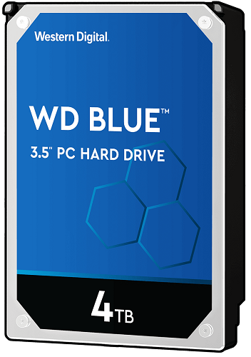 WD Blue 4TB SATA Desktop 3.5" Hard Drive - WD40EZRZ - ECS Online Store